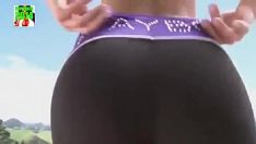 Putar Missy panas dalam celana yoga mencerna, bayi dalam traversedex cepat, legging melingkar