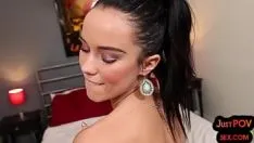 Play Amateur pov cocksucking babe pussyfucked in closeup by bf