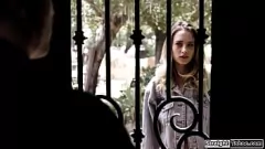 Jouer L'adolescent brune Kyler Quinn se fait méchant avec Mature Rion King et Brad Newman